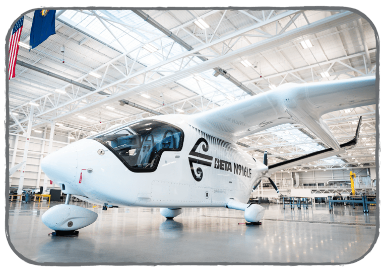 A shot of an ALIA aircraft from low