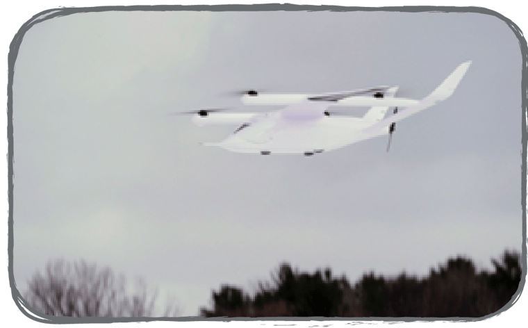 ALIA subscale aircraft flying