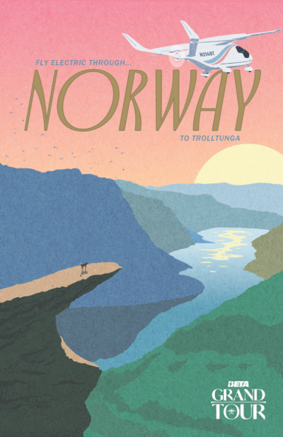 BETA Norway Travel Poster