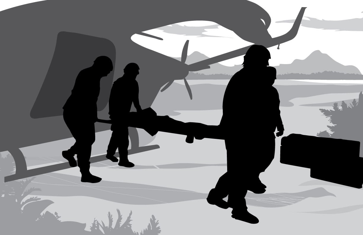 Illustration of MV250 casevac