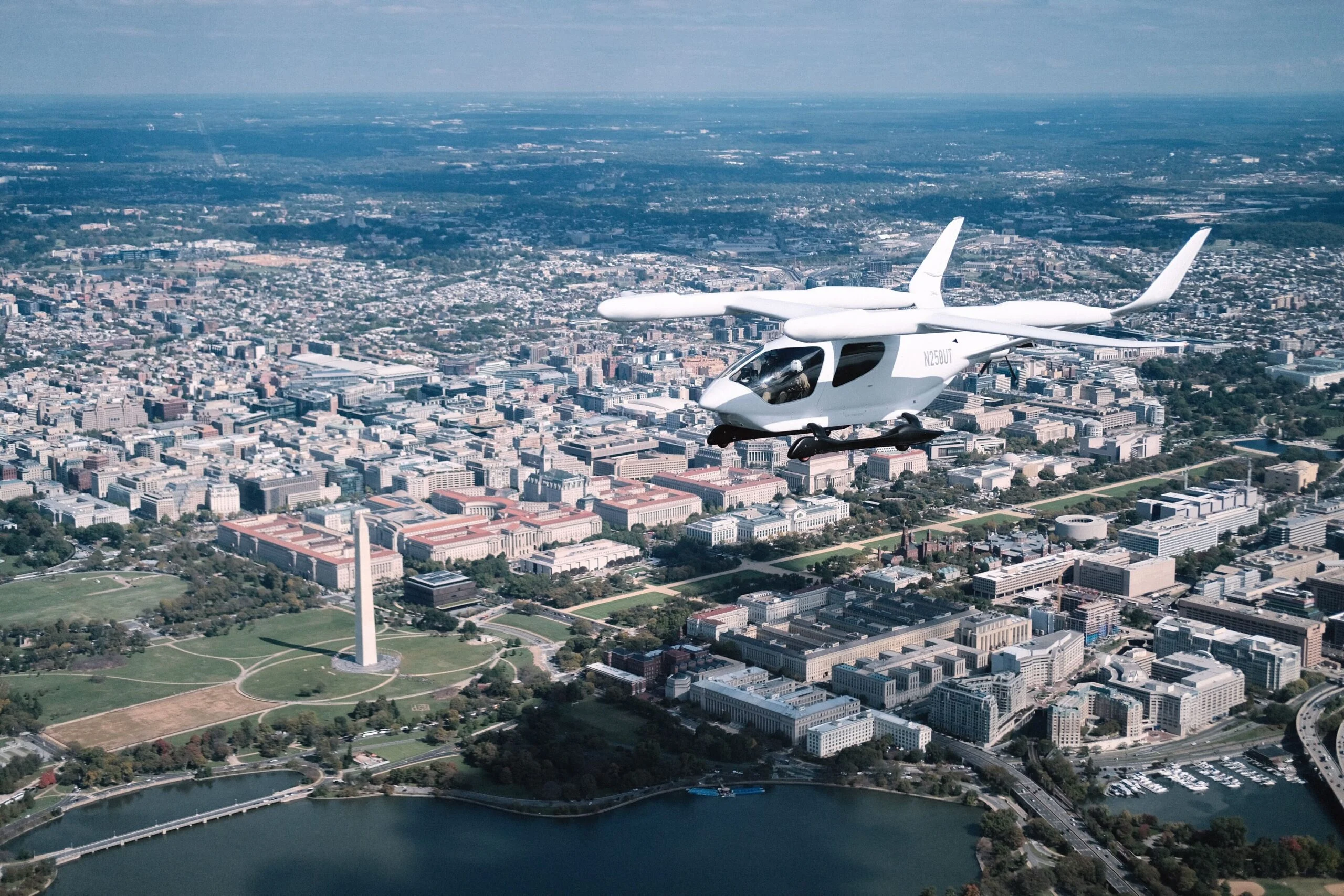 BETA ALIA Flying over DC